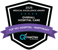 Top 10% Hospital in the Northeast for Overall Hospital Care Award